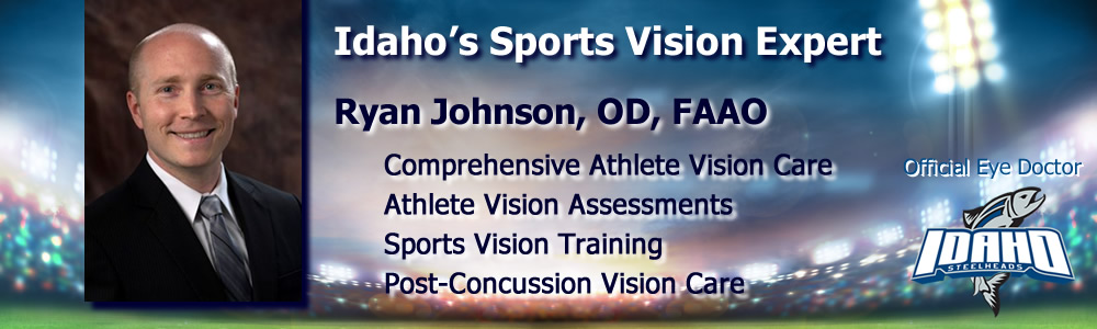 Dr. Ryan Johnson provides athlete vision care in Boise Idaho